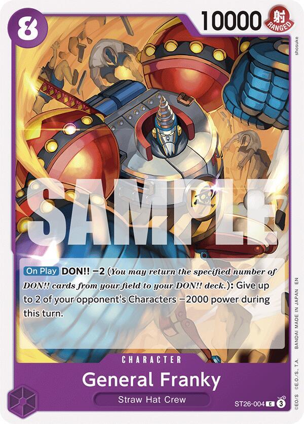 General Franky ST26-004 card