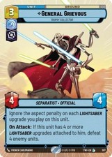 General Grievous Trophy Collector Hyperspace 307 card