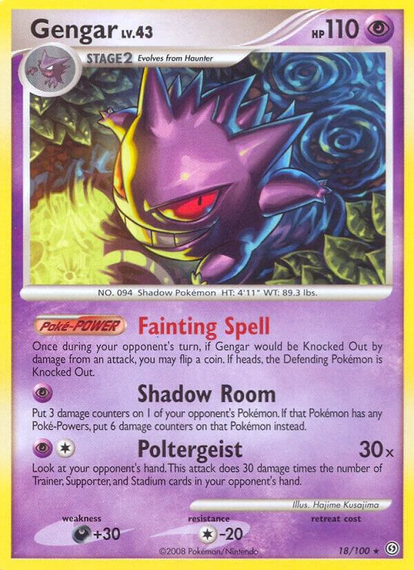 Gengar 18/100 card