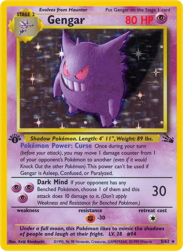 Gengar 5/62 card