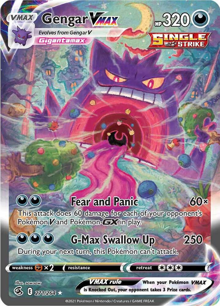 Gengar VMAX 271/264 card