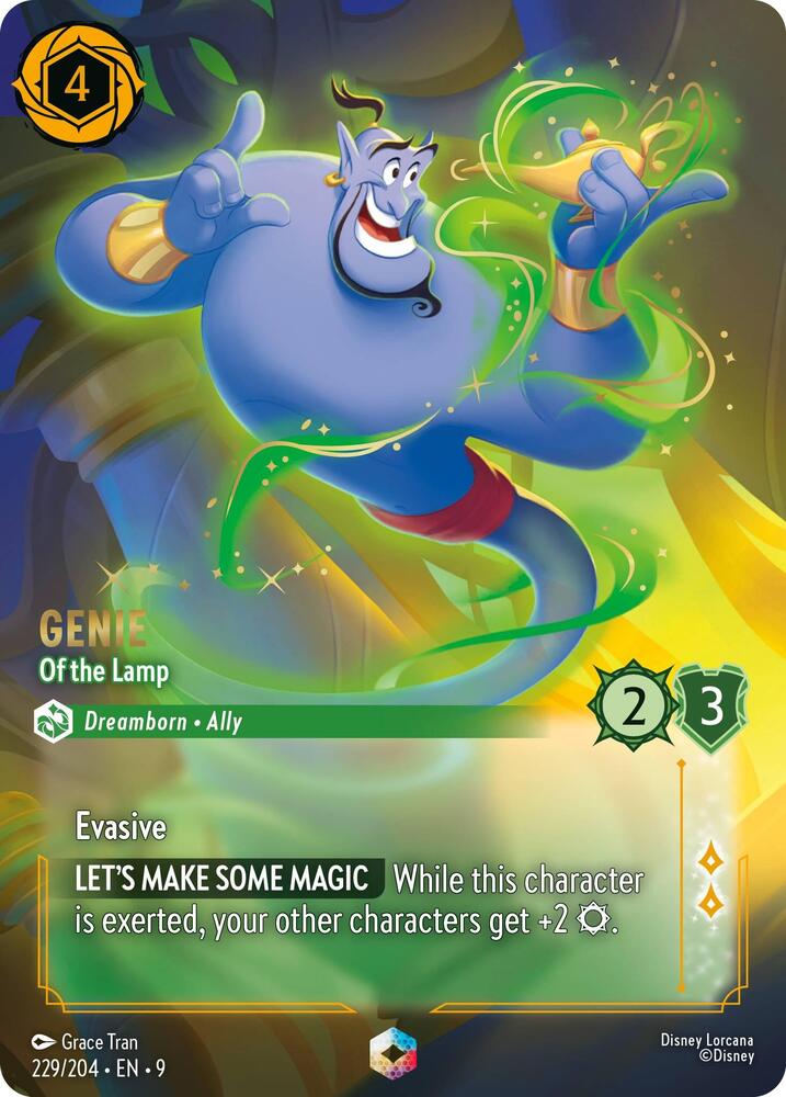 Genie Of the Lamp Enchanted 229/204 card