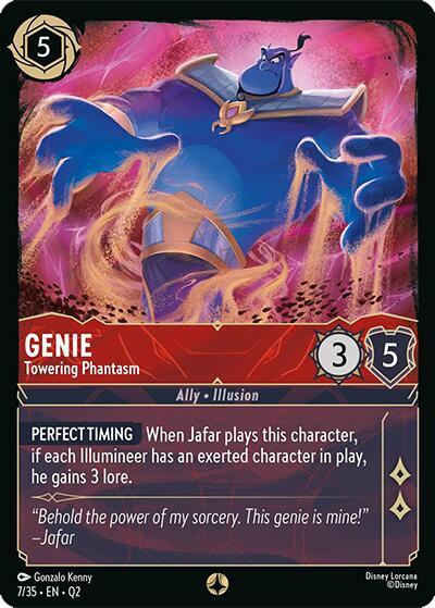 Genie Towering Phantasm 7/35 card