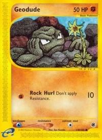 Geodude 110/165 card