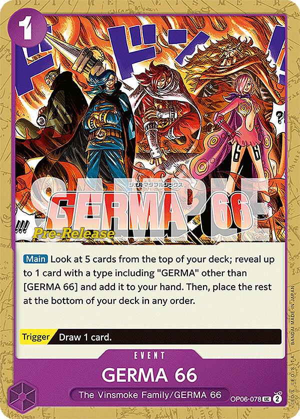 GERMA 66 OP06-078 card