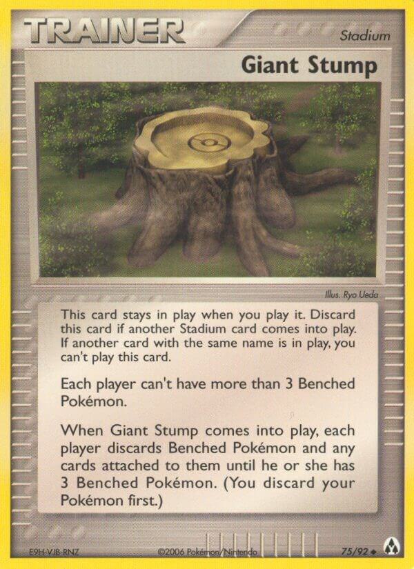 Giant Stump 75/92 card