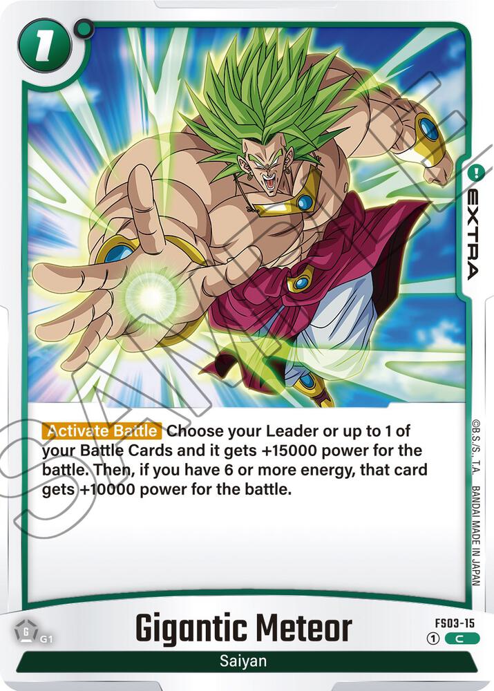 Gigantic Meteor FS03-15 carta