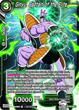 Ginyu Captain of the Elite P-222 carta