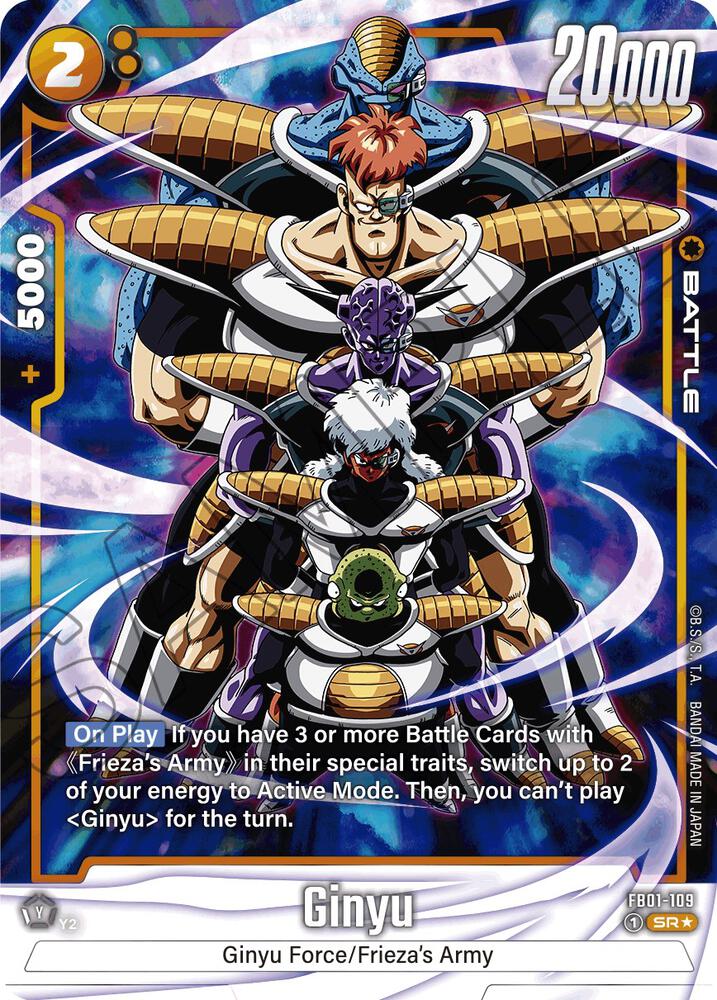 Ginyu FB01 109 Alternate Art