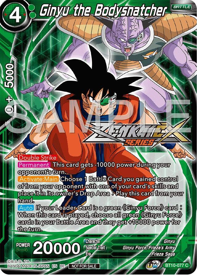 Ginyu the Bodysnatcher Event Pack 15 BT10-077