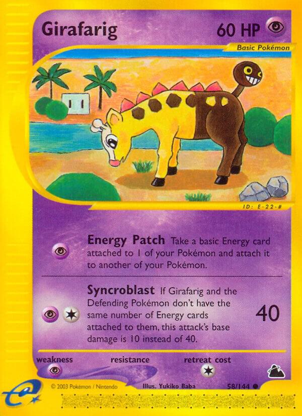 Girafarig 058/144 card