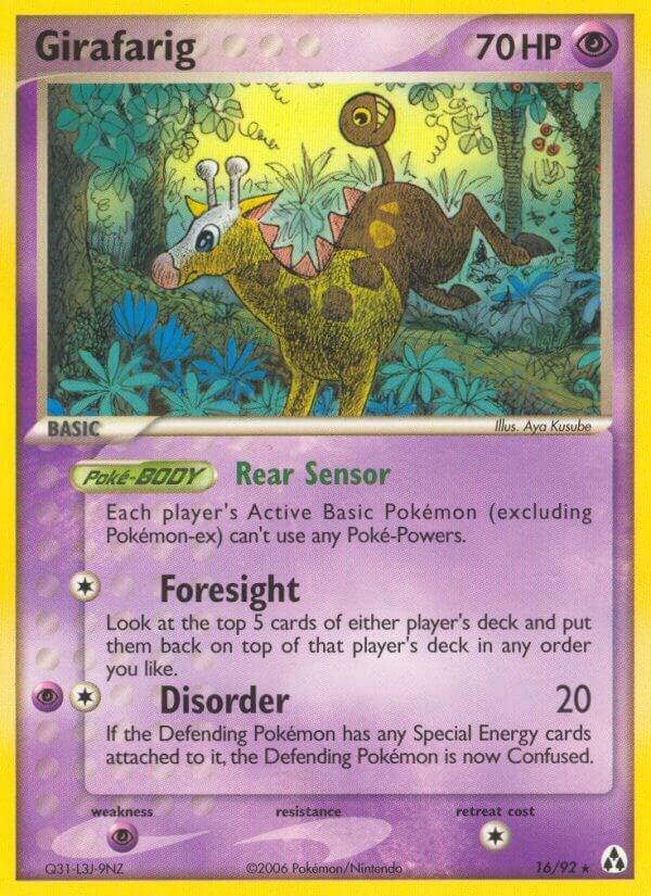 Girafarig 16/92 carta