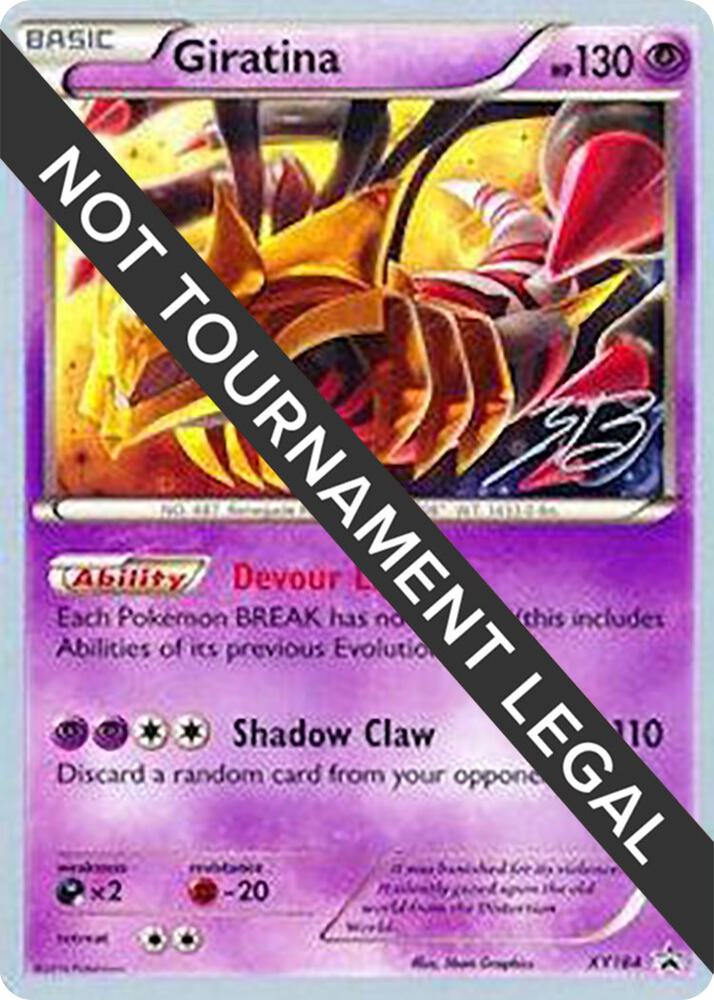 Giratina 2017 Zachary Bokhari XY184 card