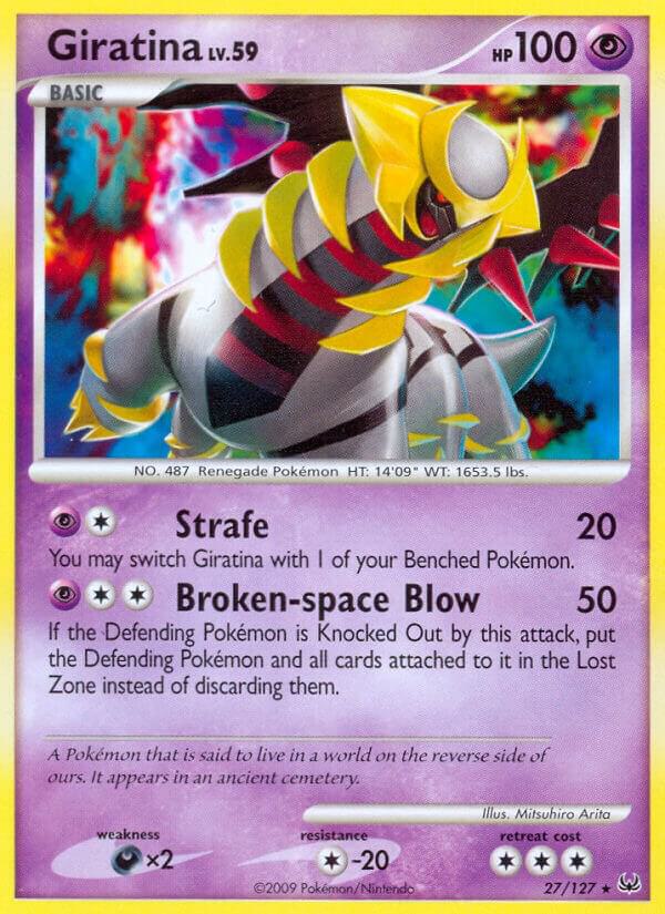 Giratina 27 27/127 card