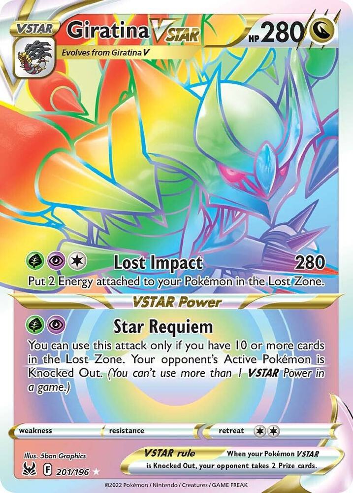 Giratina VSTAR 201 Secret 201/196