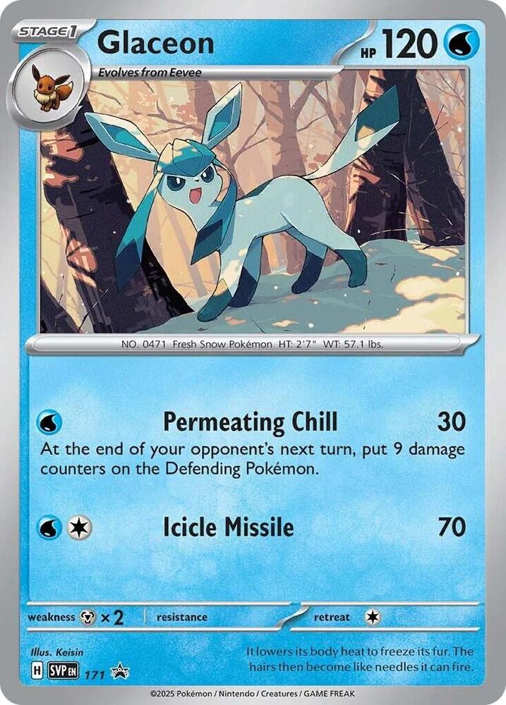 Glaceon 171 (Cosmos Holo) 171 card