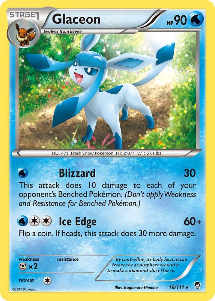 Glaceon 19/111 card