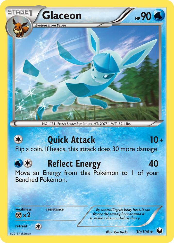 Glaceon 30/108 card