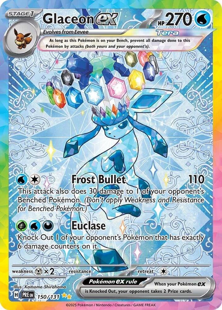Glaceon ex 150/131 card