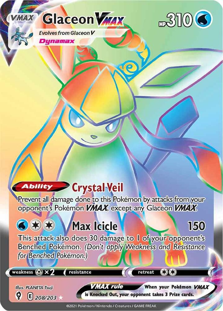 Glaceon VMAX Secret 208/203