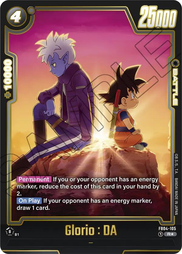 Glorio DA Alternate Art FB04-105 carta