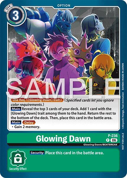 Glowing Dawn Store Tournament 2026 Vol 2 Participation Pack P-236 P card