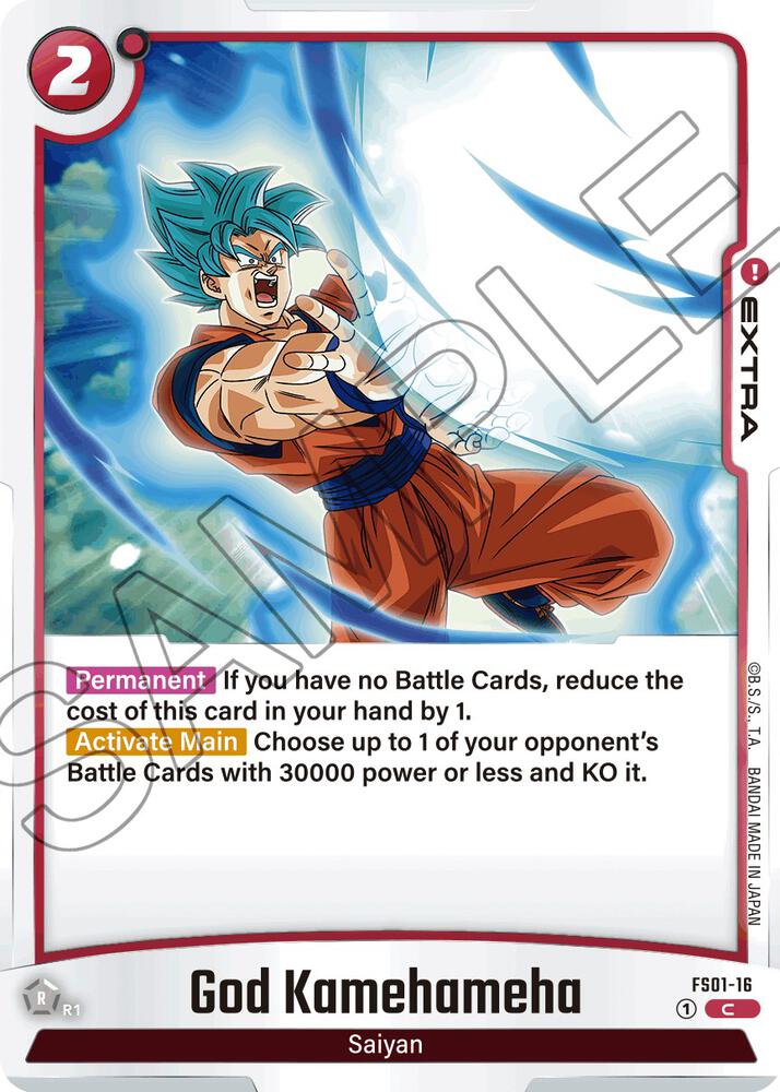 God Kamehameha FS01-16 card