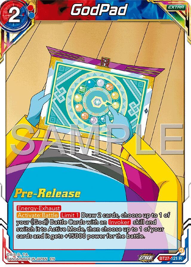 GodPad BT27-121 carta