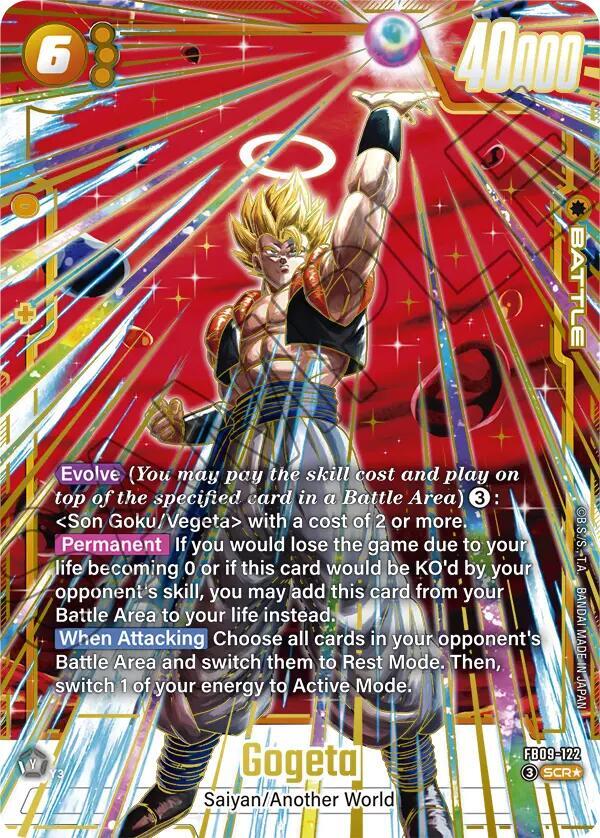 Gogeta Alternate Art FB09-122 carta