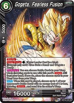 Gogeta Fearless Fusion BT12-137