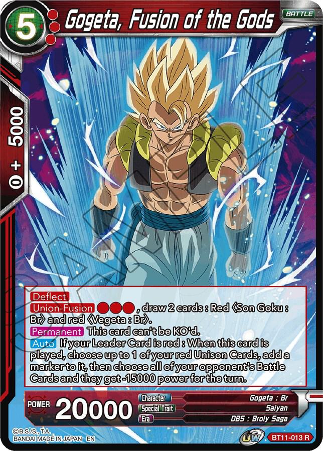 Gogeta Fusion of the Gods BT11-013