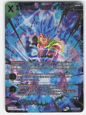 Gogeta Pursuit of Power Gold Stamped SD12-02 card