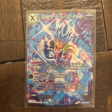 Gogeta Pursuit of Power SD12-02 card