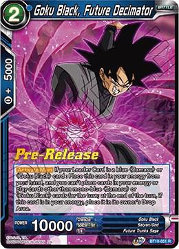 Goku Black Future Decimator BT10-051 card