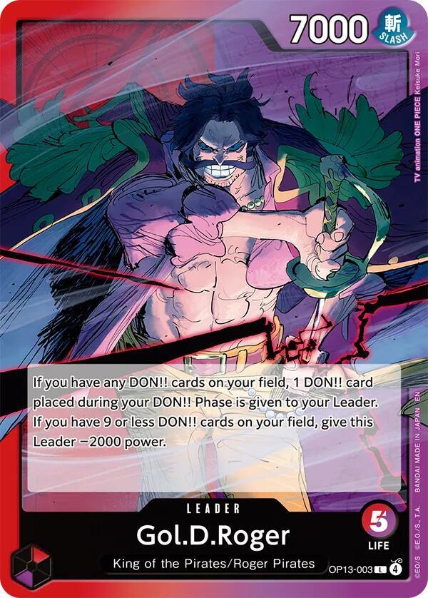 Gol.D.Roger (003) (Alternate Art) OP13-003