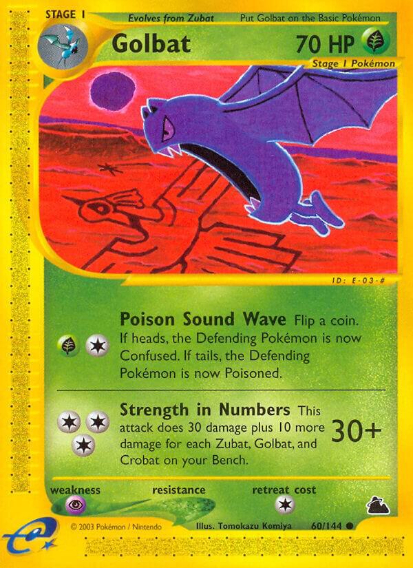 Golbat 060/144 card