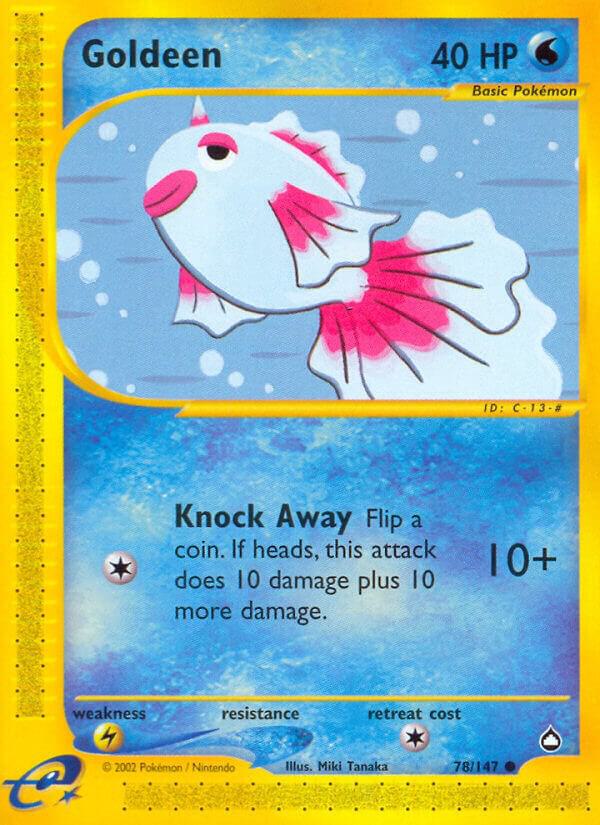 Goldeen 078/147 card