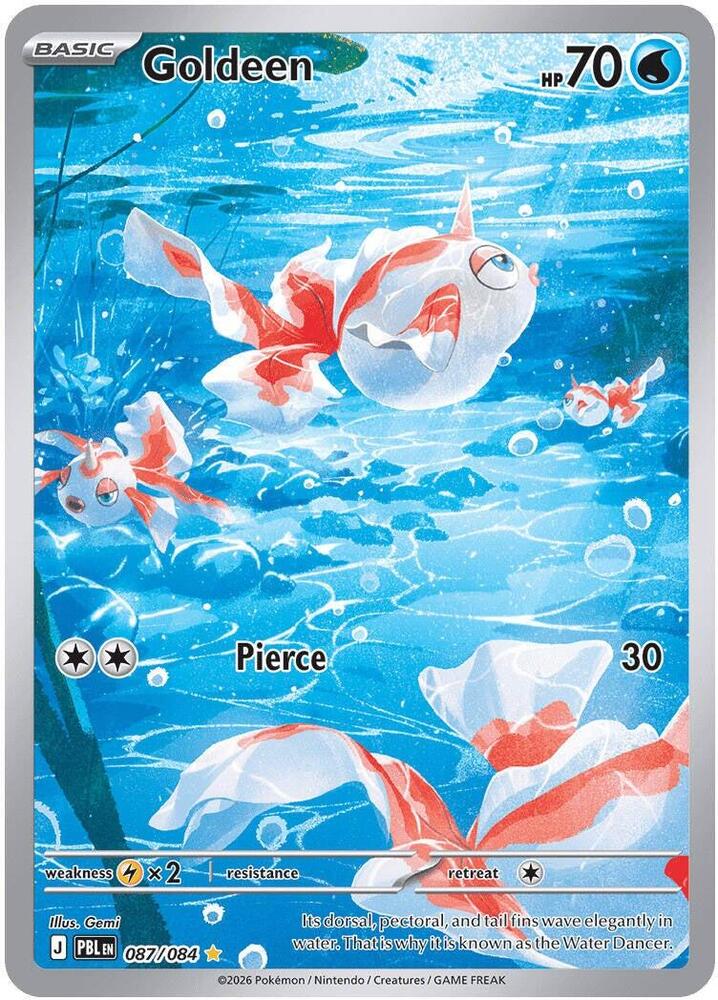 Goldeen 087 084 card