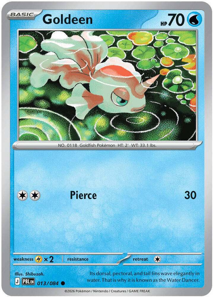 Goldeen 84 card