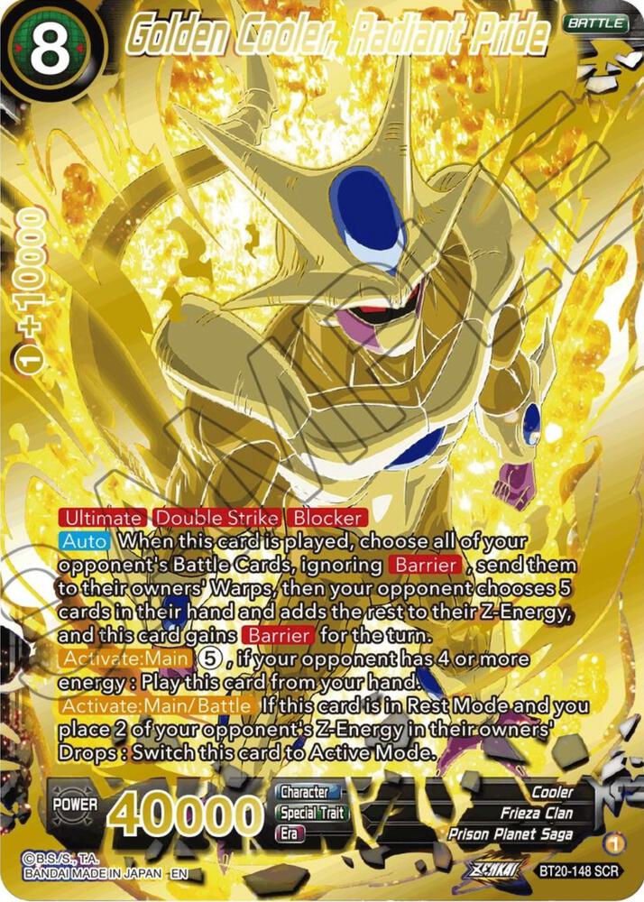Golden Cooler Radiant Pride SCR BT20-148