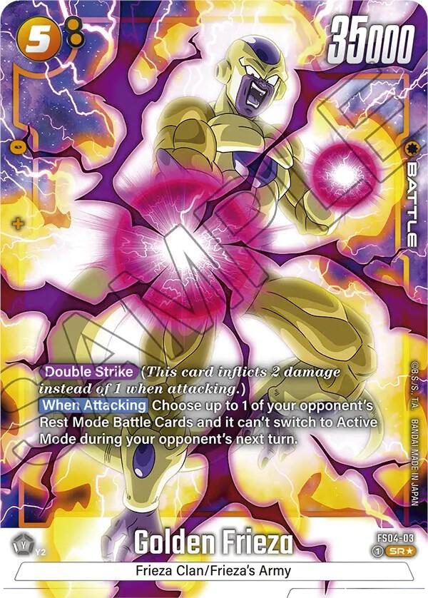 Golden Frieza Bonus Pack Alternate Art FS04-03