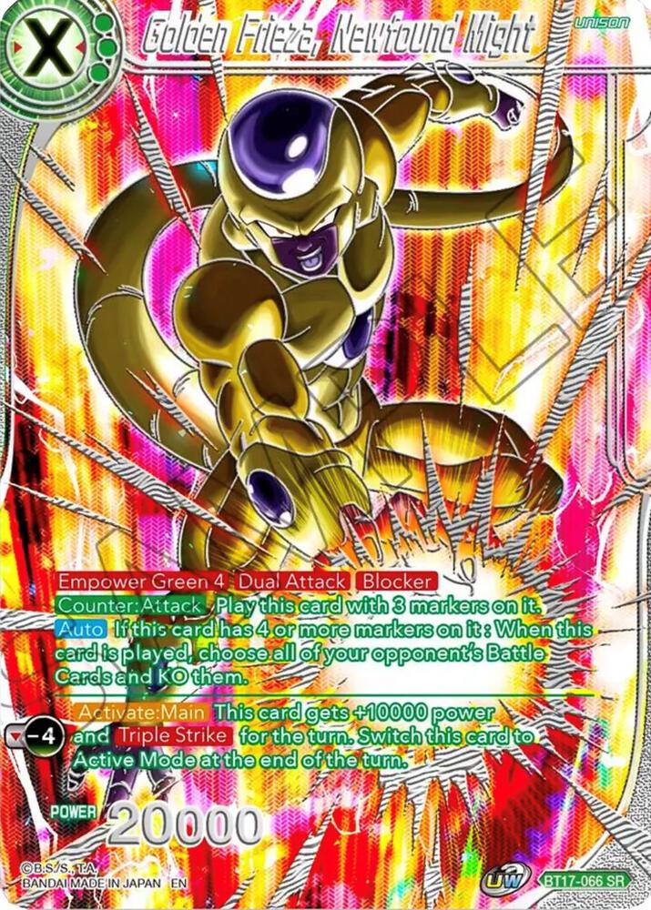 Golden Frieza Newfound Might BT17-066