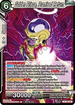 Golden Frieza Promised Return Deluxe Pack 2026 Vol1 P-720 carta