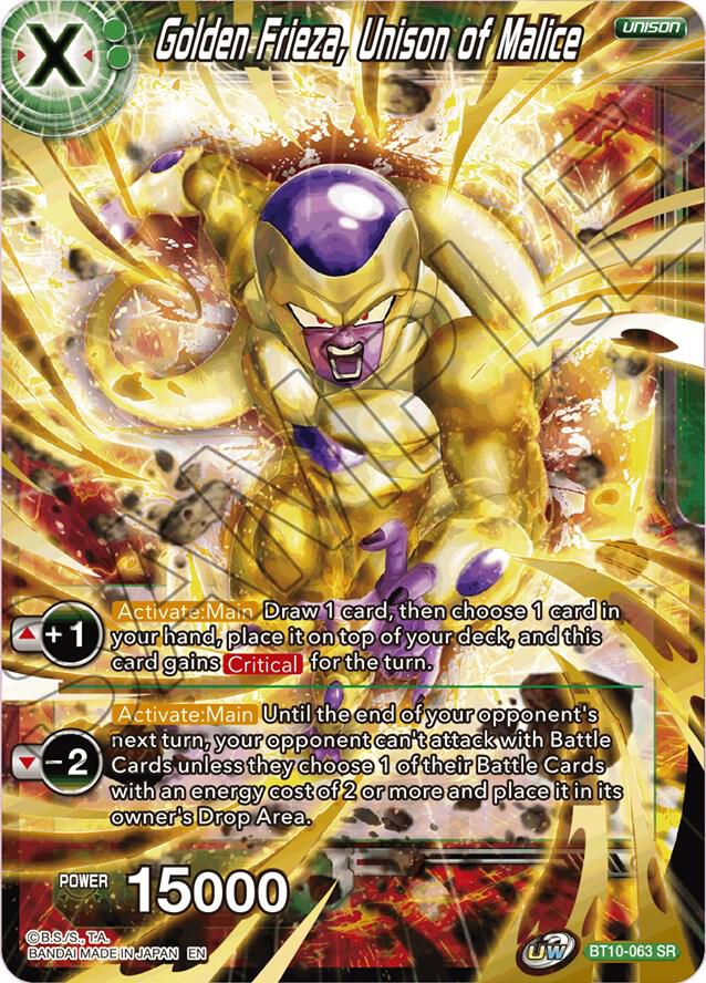 Golden Frieza Unison of Malice BT10-063