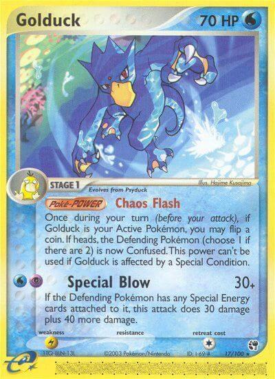 Golduck 17/100 card