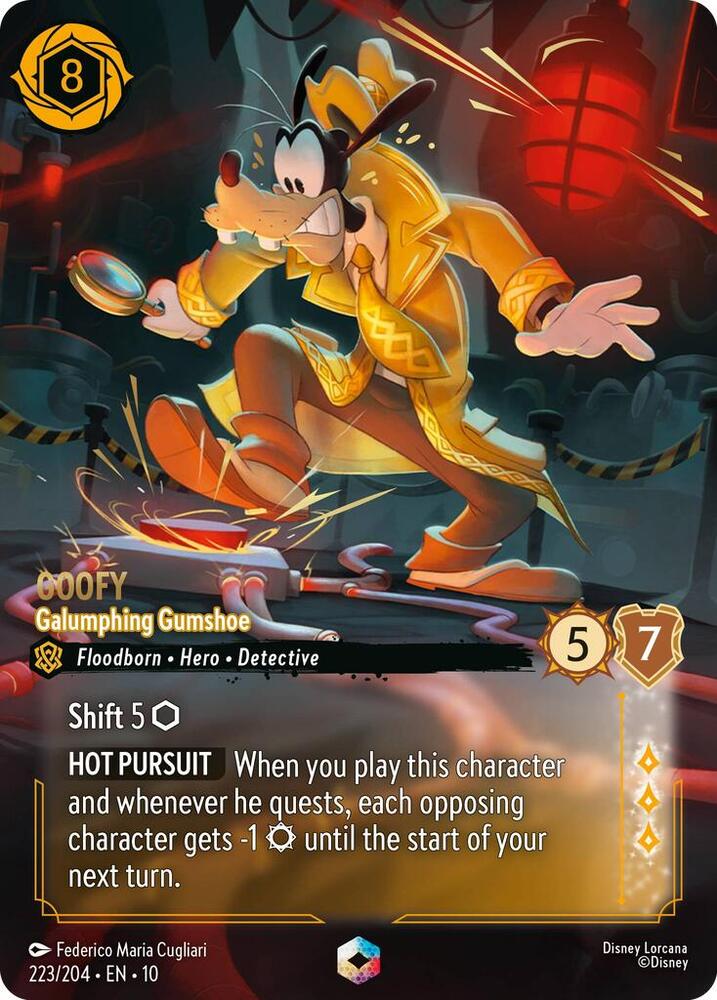 Goofy Galumphing Gumshoe Enchanted 223/204 card