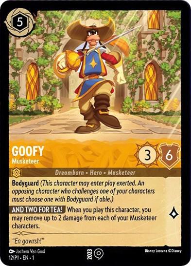 Goofy Musketeer 12 card