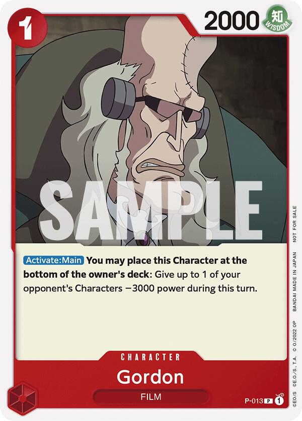 Gordon One Piece Film Red P-013