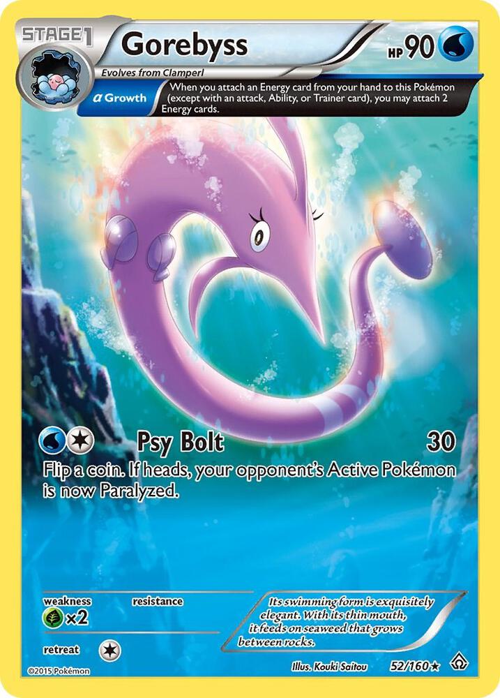 Gorebyss Alpha 52/160 card