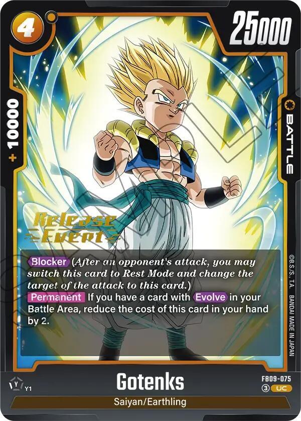 Gotenks FB09 075 card